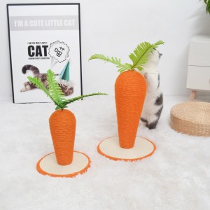 Carrot Mini Sisal Cat Tree Kitten Scratching Post
